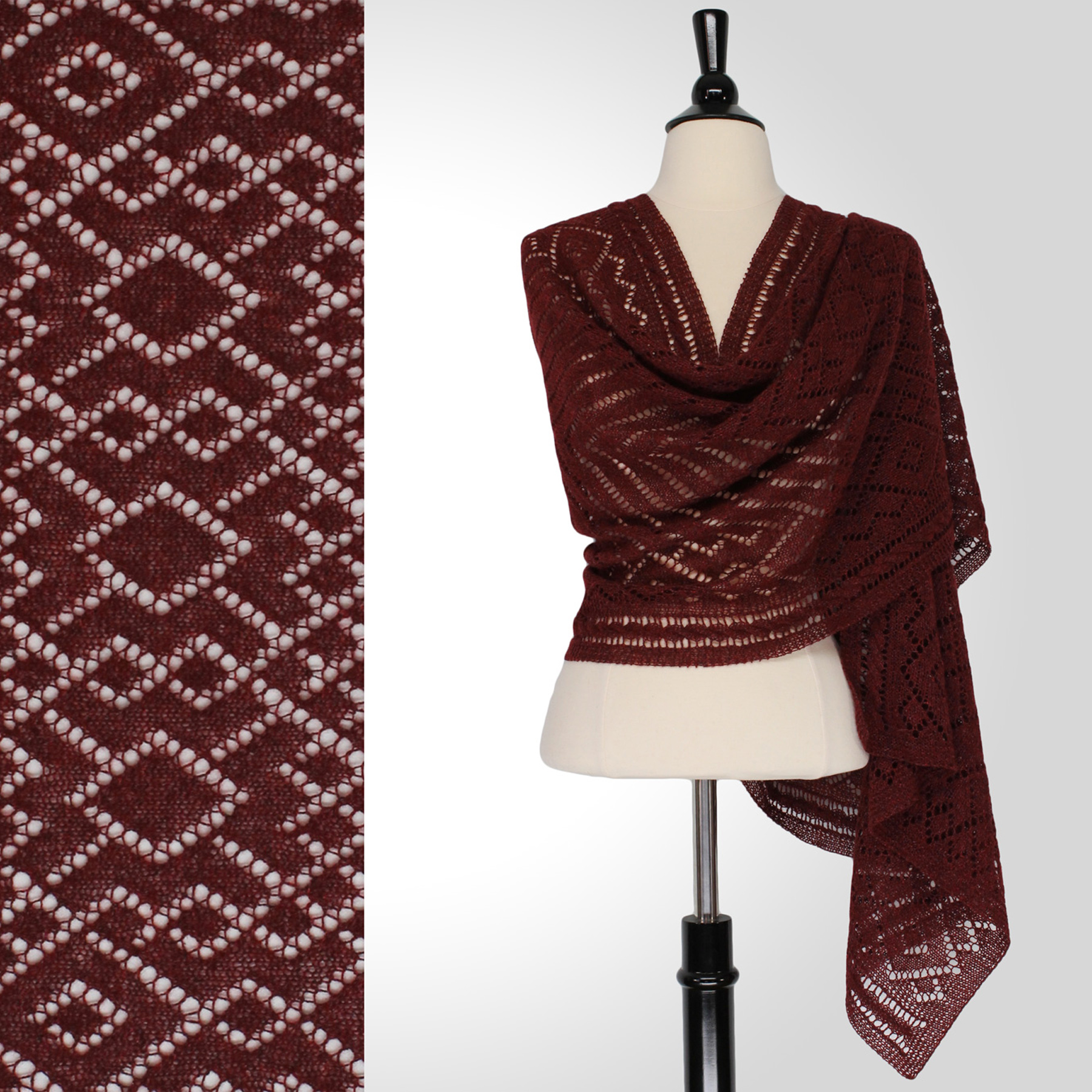 Victor Châle Classique | Patrons de Tricot | Steve Rousseau Designs