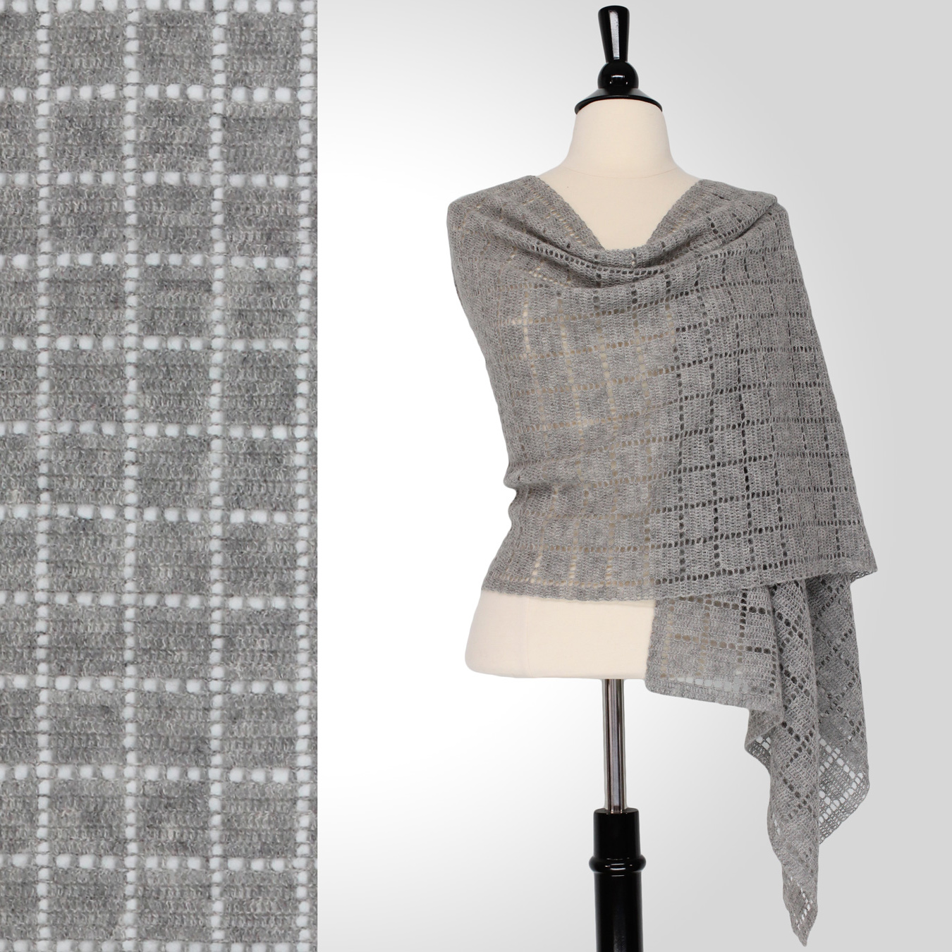 Alaric Châle Classique | Patrons de Crochet | Steve Rousseau Designs