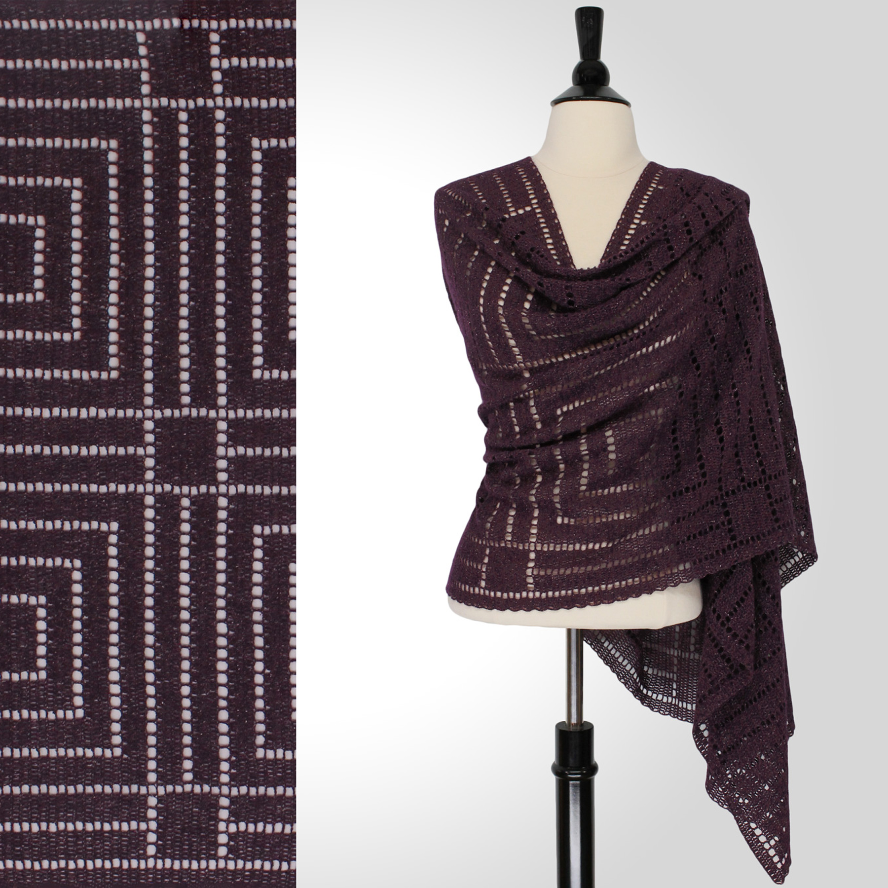 Ulrick Châle Classique | Patrons de Crochet | Steve Rousseau Designs