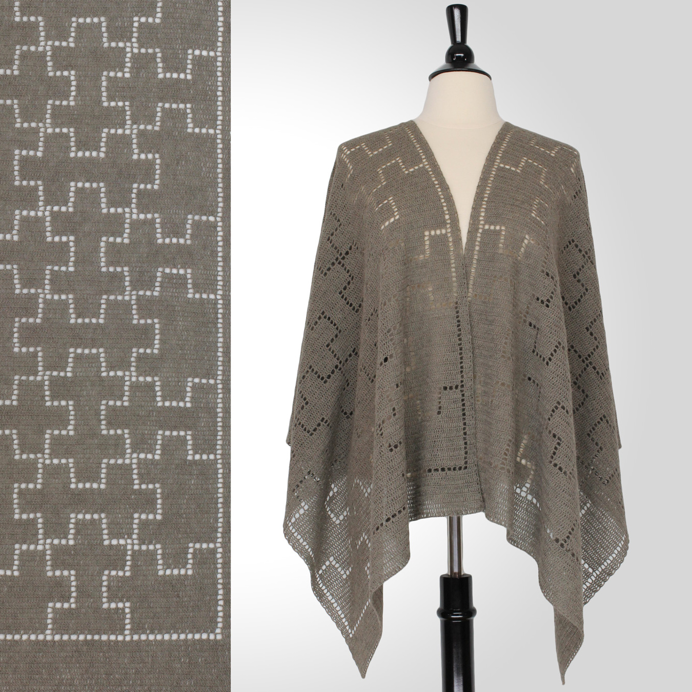 Breno Classic Shawl | Crochet Patterns | Steve Rousseau Designs