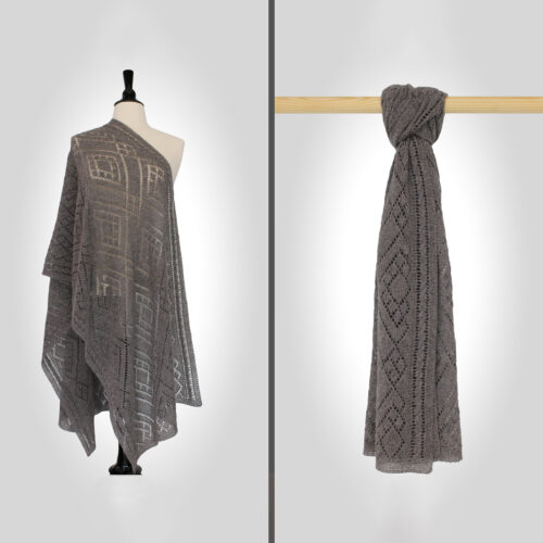 Jeremy Châle Classique | Patrons de Tricot | Steve Rousseau Designs