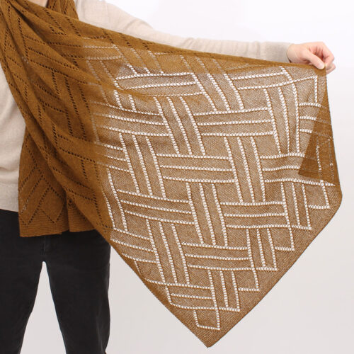 Augustus Classic Yak Shawl | Knitting Patterns | Steve Rousseau Designs