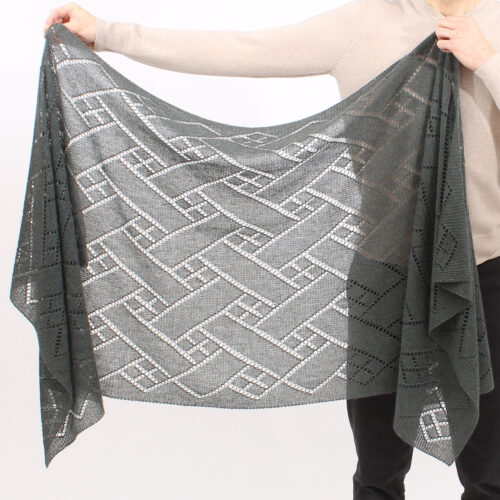 Matheo Classic Yak Shawl | Knitting Patterns | Steve Rousseau Designs