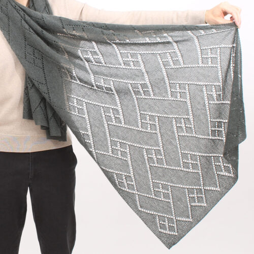 Matheo Classic Yak Shawl | Knitting Patterns | Steve Rousseau Designs