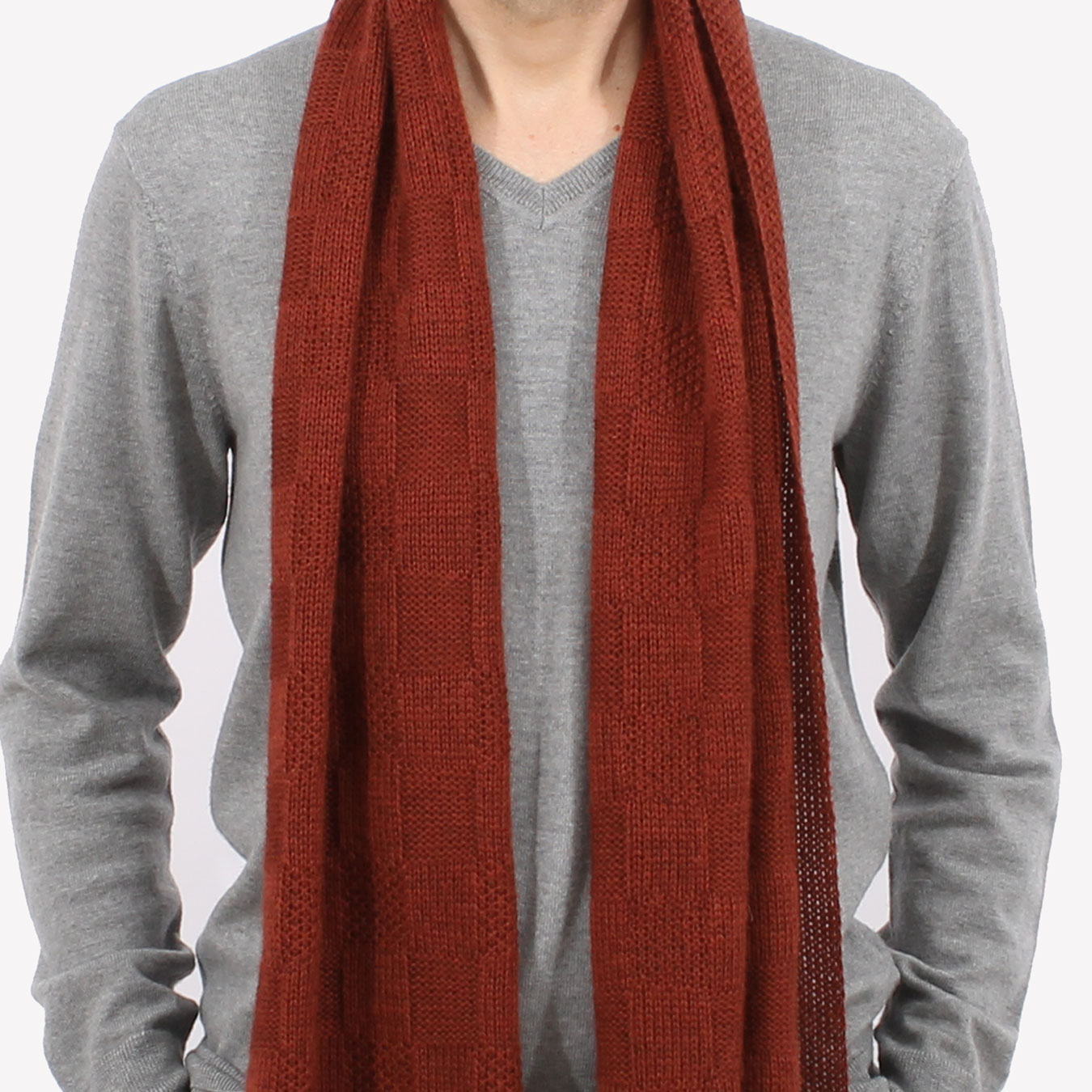 Julien Classic Wool Scarf | Knitting Patterns | Steve Rousseau Designs