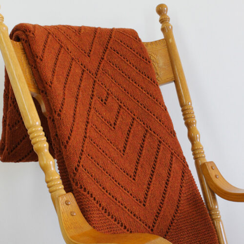 Cicely Classic Blanket (Shelter) | Knitting Patterns | Steve Rousseau Designs