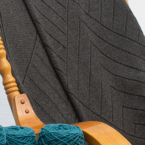 Cicely Lightweight Blanket | Knitting Patterns | Steve Rousseau Designs