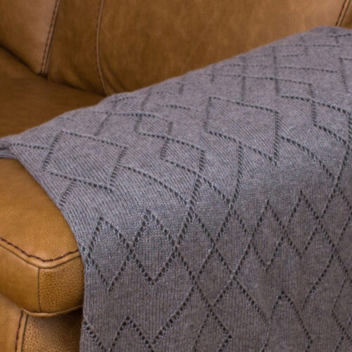 Vince Couverture Légère | Patrons de Tricot | Steve Rousseau Designs