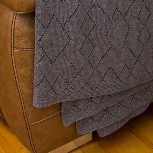 Vince Couverture Légère | Patrons de Tricot | Steve Rousseau Designs
